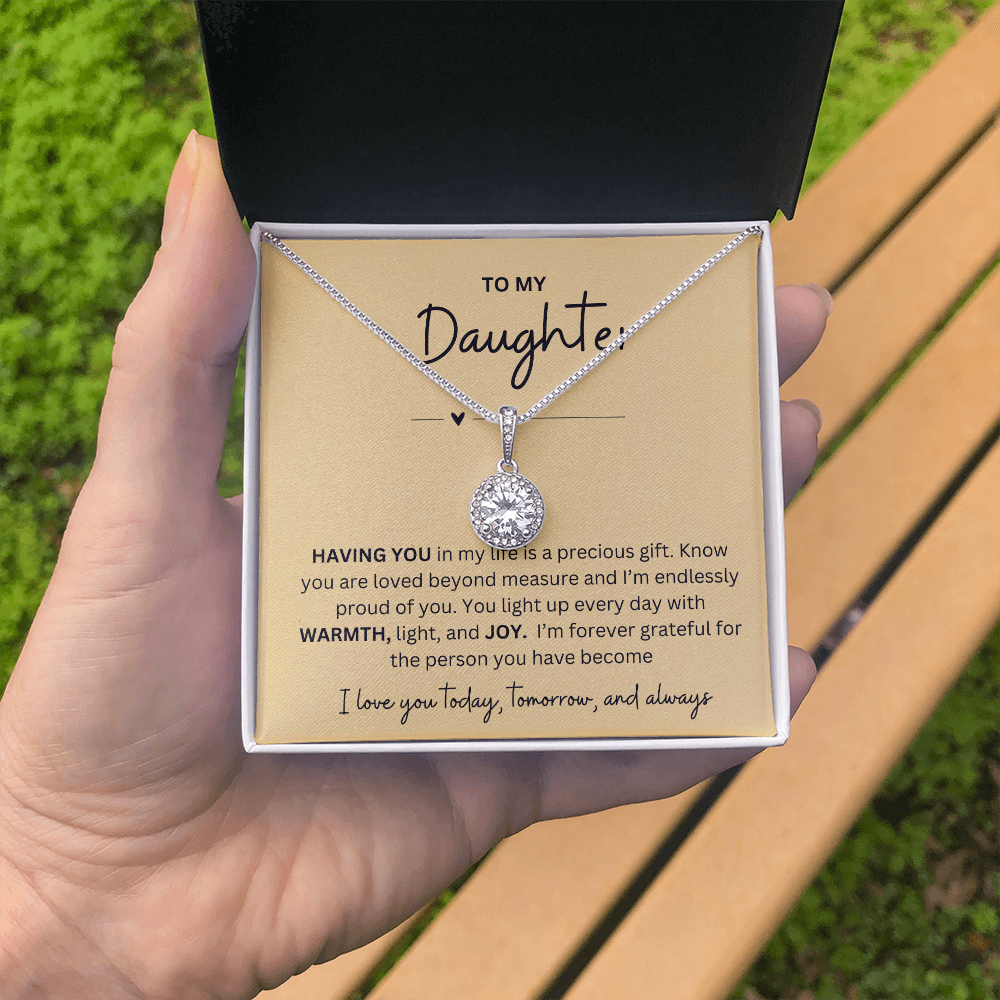 To My Daughter Necklace