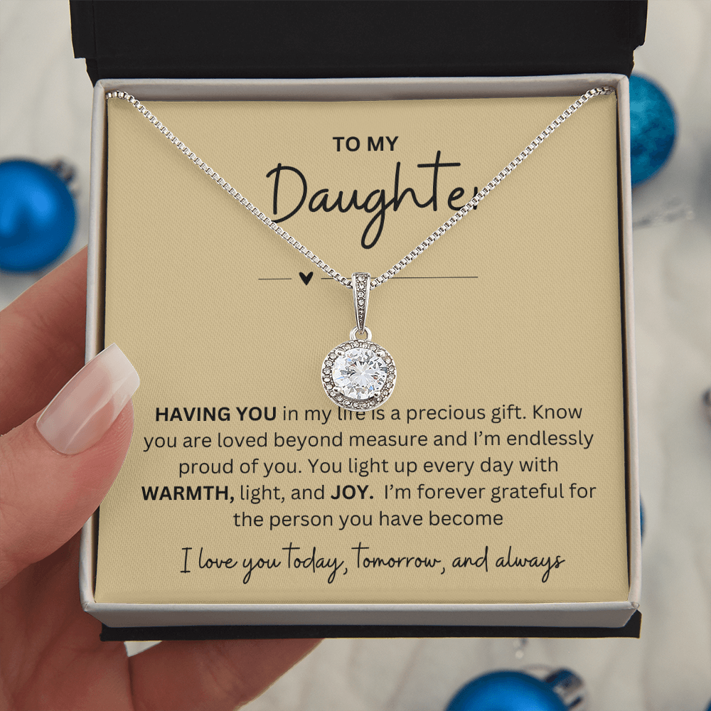 To My Daughter Necklace