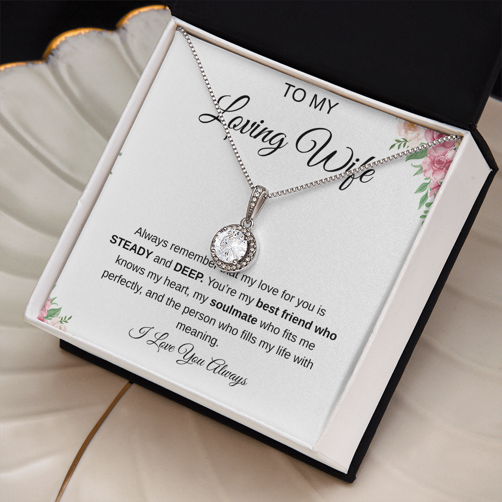 To My Loving Wife Necklace