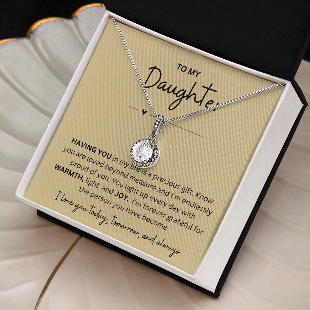 To My Daughter Necklace