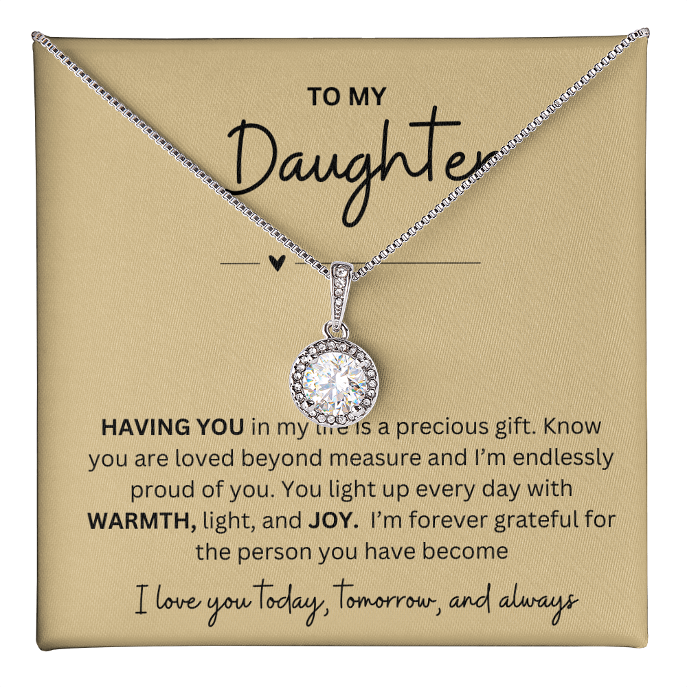 To My Daughter Necklace