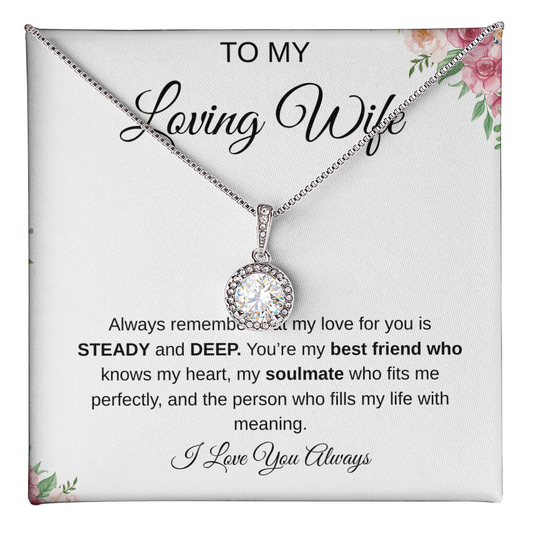 To My Loving Wife Necklace