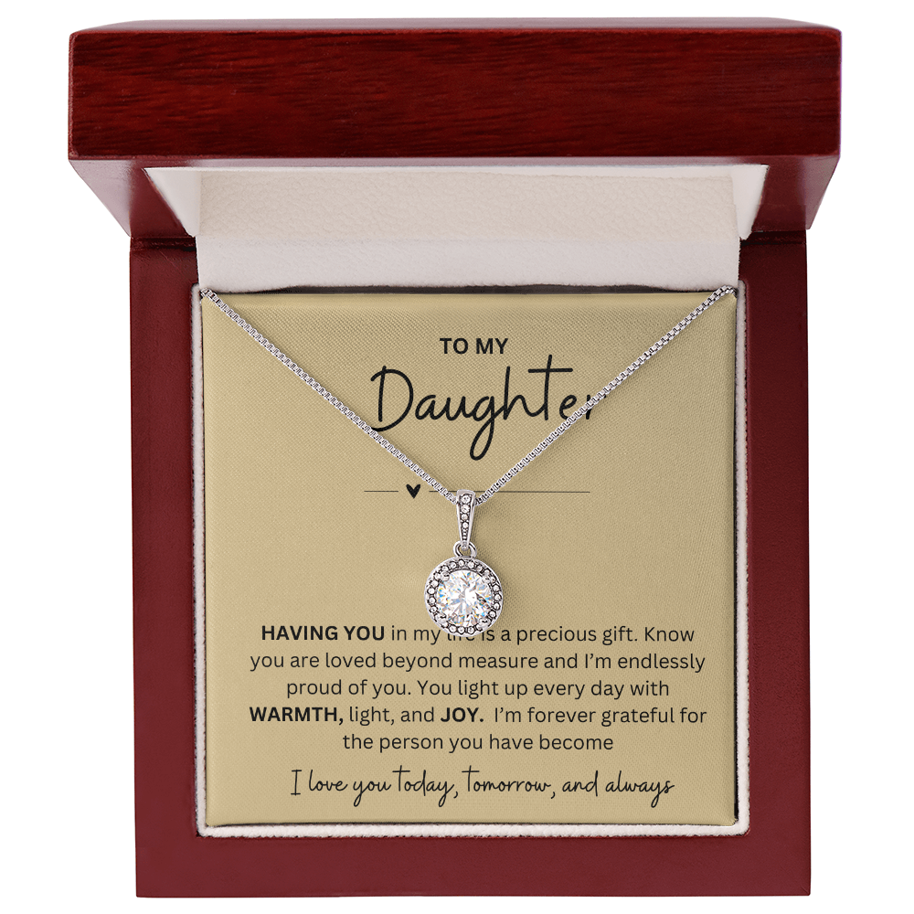 To My Daughter Necklace