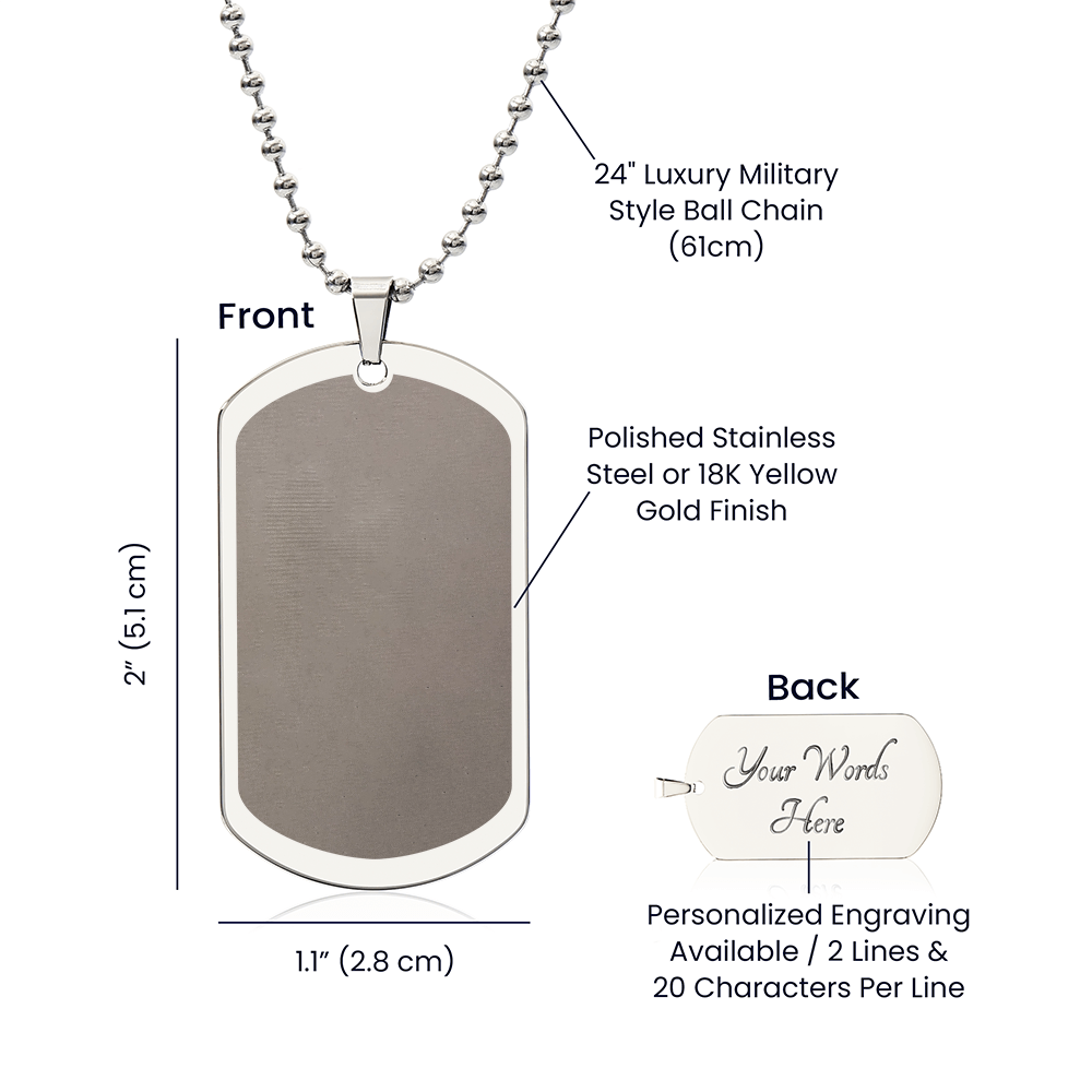 To my son Necklace