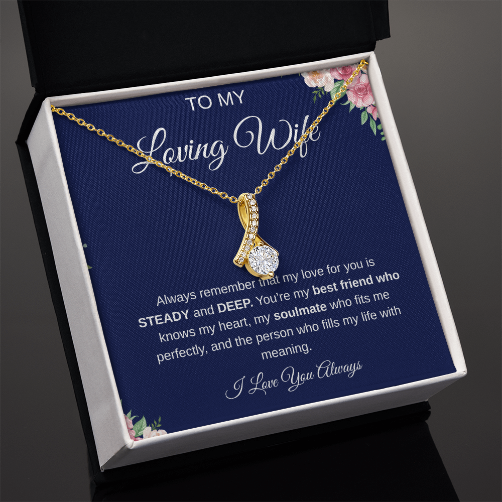 To My Loving Wife Necklace