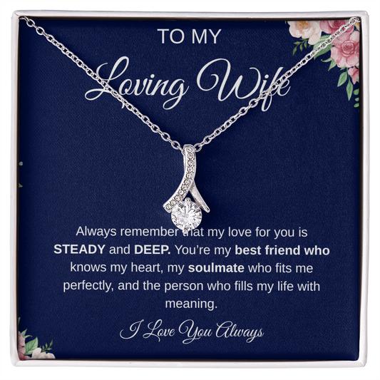 To My Loving Wife Necklace