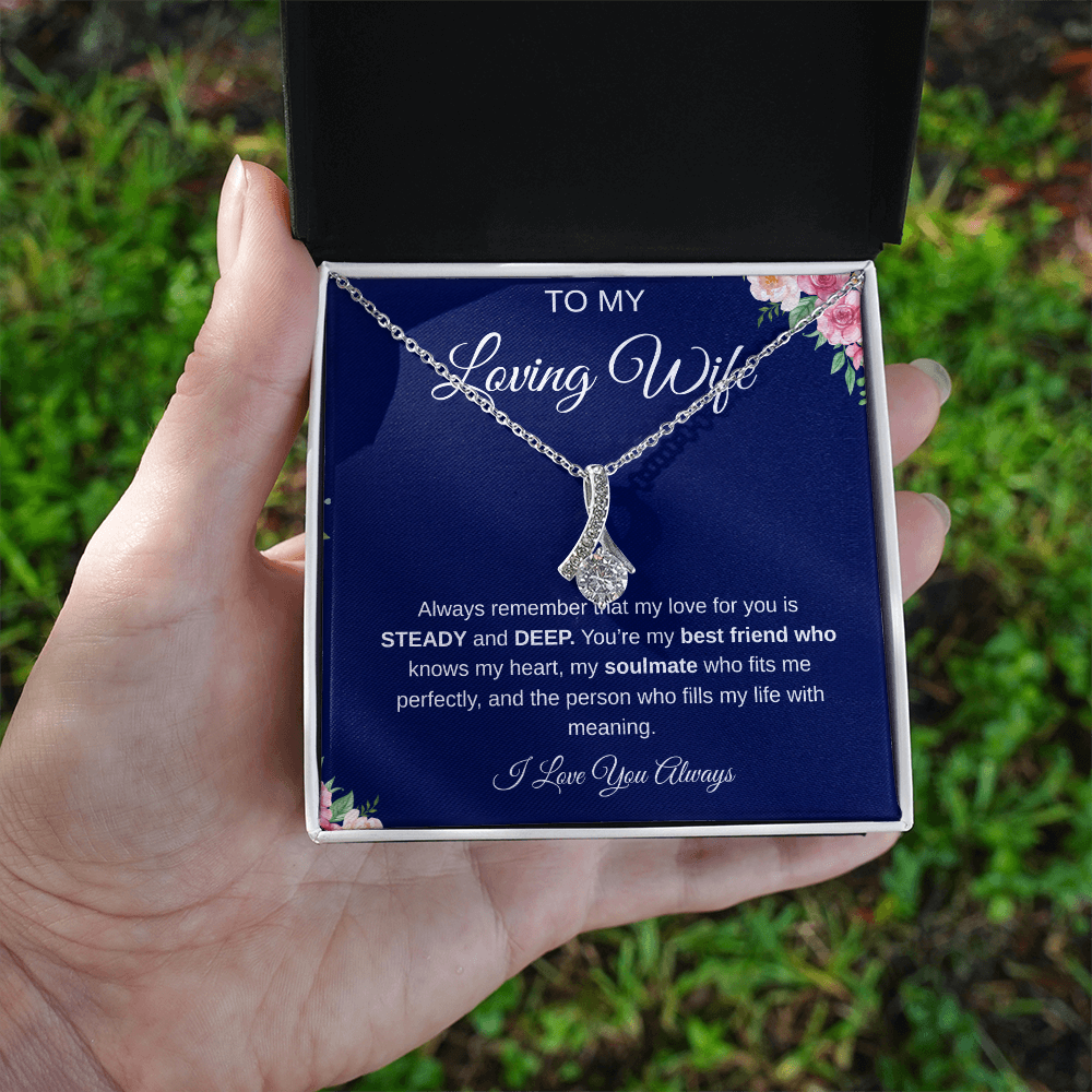 To My Loving Wife Necklace