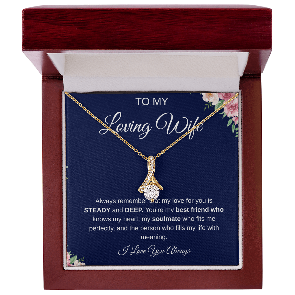 To My Loving Wife Necklace