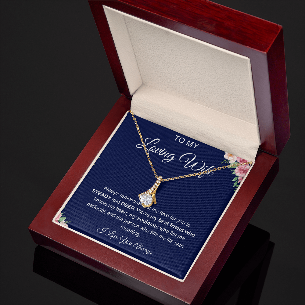 To My Loving Wife Necklace