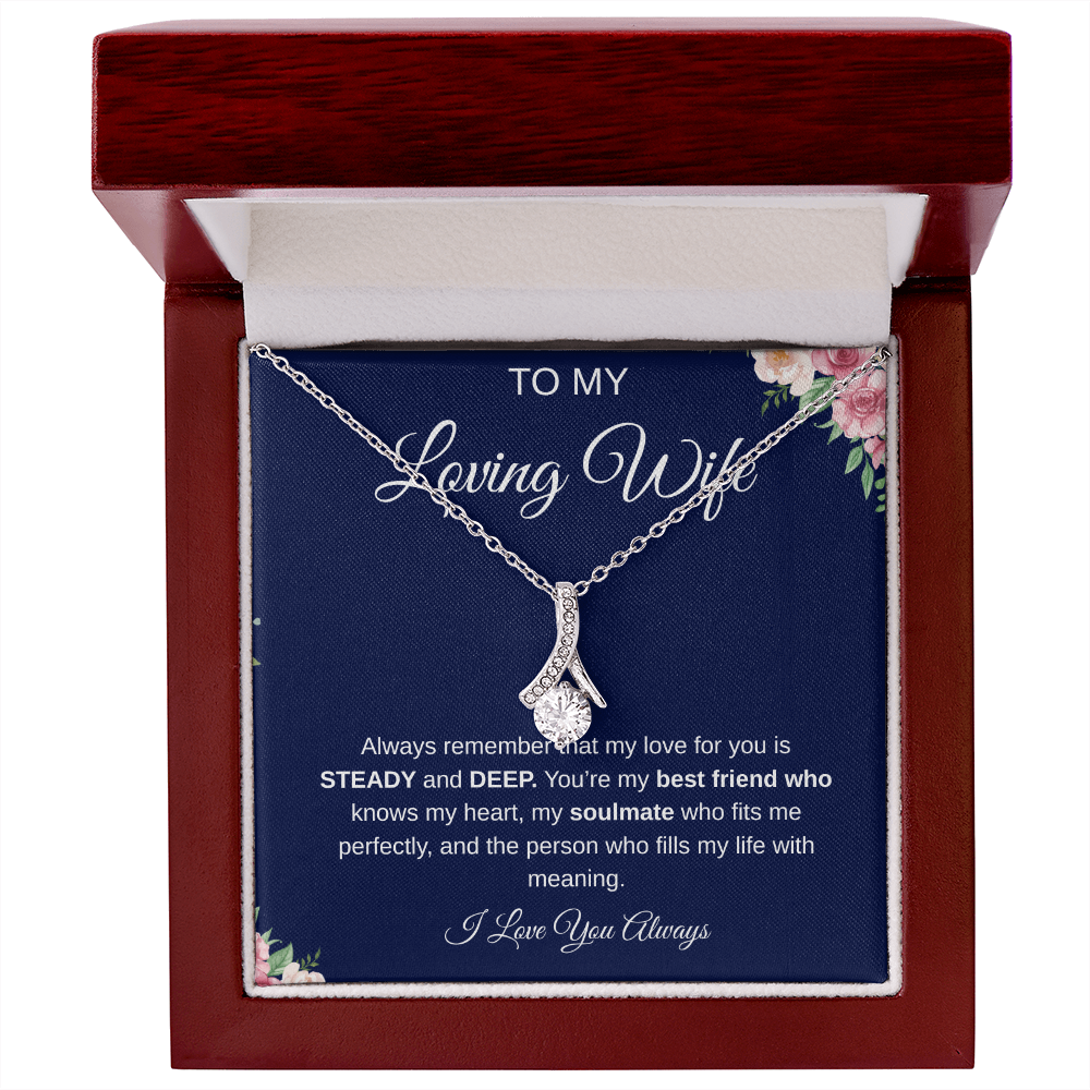 To My Loving Wife Necklace
