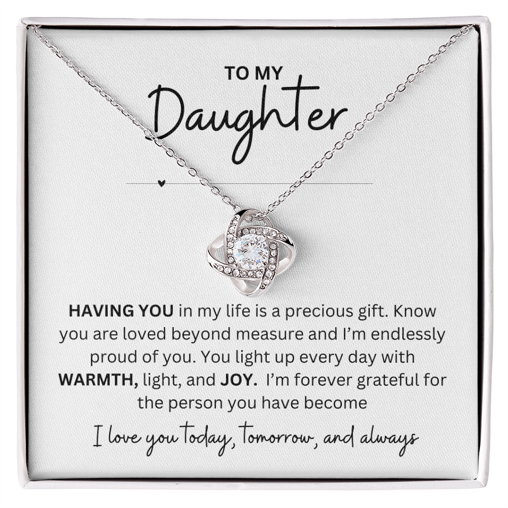To My Daughter Neclace