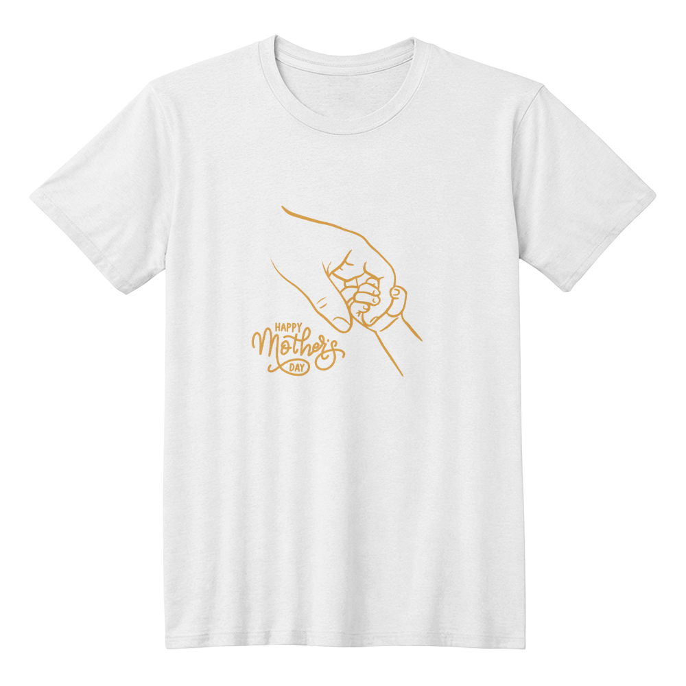 Happy Mother's Day Mother & Baby Hand T-Shirt