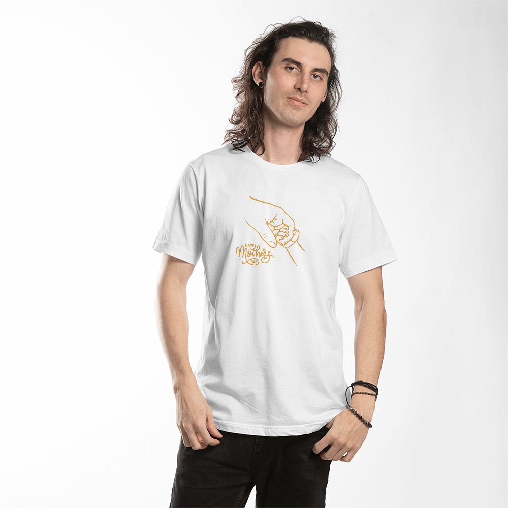 Happy Mother's Day Mother & Baby Hand T-Shirt