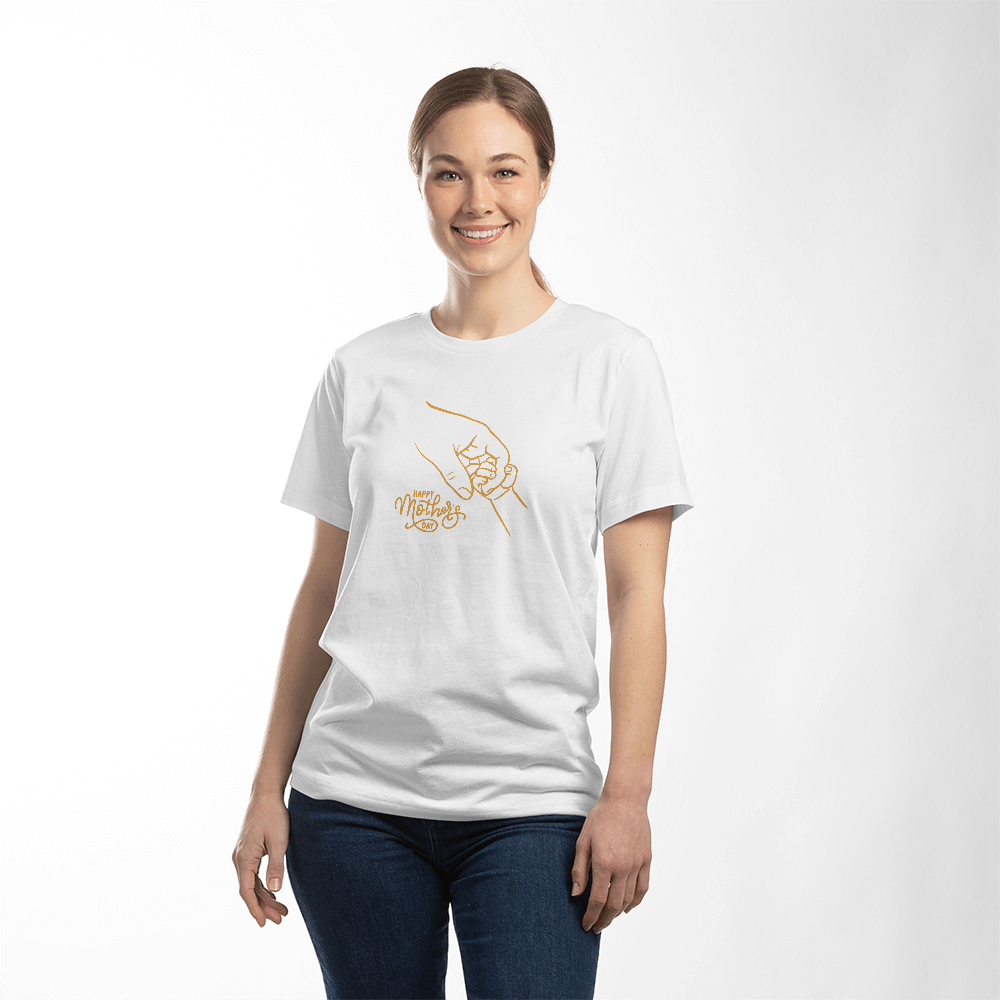 Happy Mother's Day Mother & Baby Hand T-Shirt