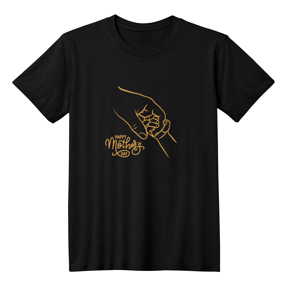 Happy Mother's Day Mother & Baby Hand T-Shirt