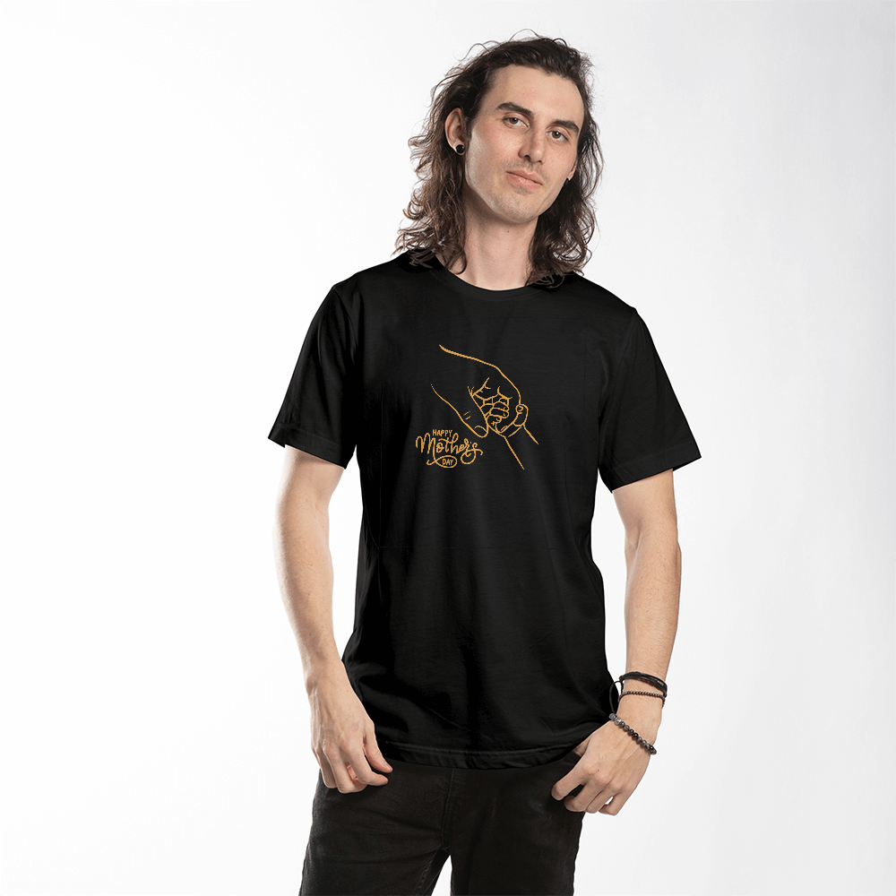 Happy Mother's Day Mother & Baby Hand T-Shirt