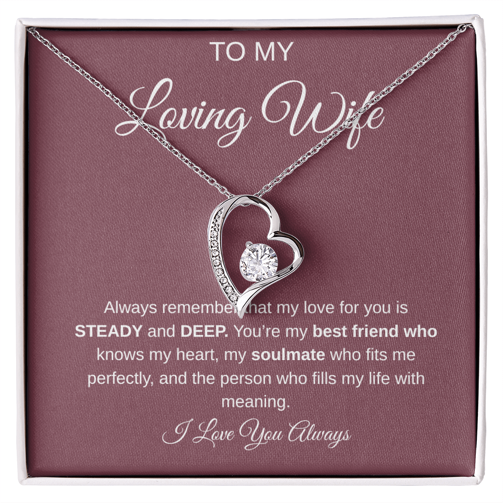 To My Loving Wife Neclace