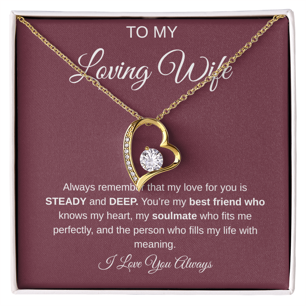 To My Loving Wife Neclace