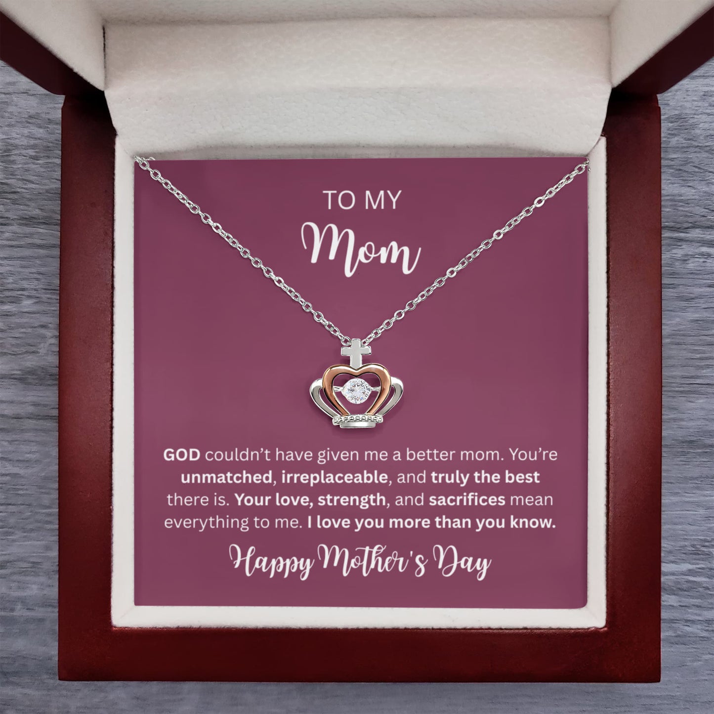To My Mom Necklace.
