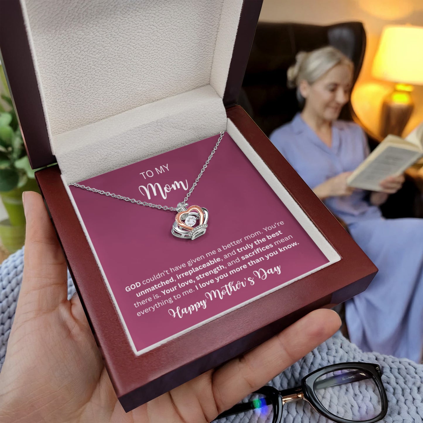 To My Mom Necklace.