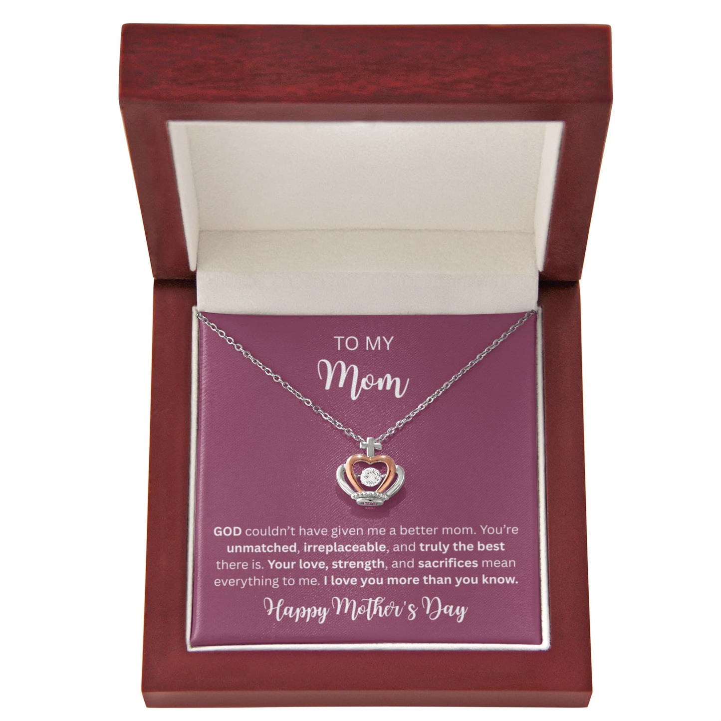 To My Mom Necklace.